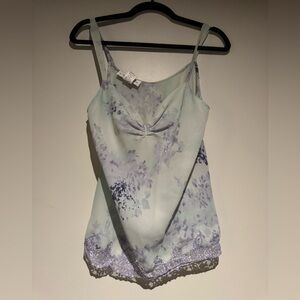 Oscar de la Renta Pastel Floral Camisole